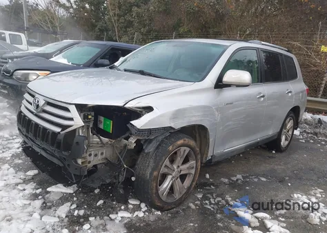 2013 Toyota Highlander Limited V6 z USA, uszkodzony, nr VIN 5TDDK3EH0DS219636